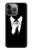 S1591 Anonymous Homme en Costume Noir Etui Coque Housse pour iPhone 13 Pro Max