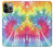 S1697 Tie Dye coloré imprimé graphique Etui Coque Housse pour iPhone 13 Pro Max