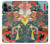 S1826 Utagawa Kuniyoshi Guan Yu Etui Coque Housse pour iPhone 13 Pro Max