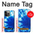 S1869 Tie Dye Bleu Etui Coque Housse pour iPhone 13 Pro Max