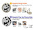 S2170 Vache fourrure Texture Imprimé graphique Etui Coque Housse pour iPhone 13 Pro Max