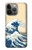 S2790 Hokusai Sous la vague au large de Kanagawa Etui Coque Housse pour iPhone 13 Pro Max