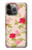 S3037 Jolie Flora Rose Cottage Etui Coque Housse pour iPhone 13 Pro Max