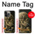 S3358 Vincent Van Gogh Skeleton cigarette Etui Coque Housse pour iPhone 13 Pro Max