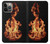 S3379 Cadre d'incendie Etui Coque Housse pour iPhone 13 Pro Max