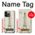 S3474 Dessin Architectural Eiffel Etui Coque Housse pour iPhone 13 Pro Max