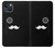 S1946 Sir Mustache Minimalisme Etui Coque Housse pour iPhone 13