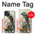 S2086 Peinture Paon Etui Coque Housse pour iPhone 13