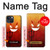 S2454 Rouge mignon petit diable Dessin animé Etui Coque Housse pour iPhone 13