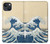 S2790 Hokusai Sous la vague au large de Kanagawa Etui Coque Housse pour iPhone 13