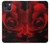 S2898 Rouge Rose Etui Coque Housse pour iPhone 13