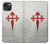 S3200 Ordre de Santiago Croix de Saint-Jacques Etui Coque Housse pour iPhone 13