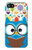 S2521 Cute Nerd Owl Cartoon Etui Coque Housse pour iPhone 5 5S SE