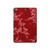 S3817 Motif de fleurs de cerisier floral rouge Etui Coque Housse pour iPad mini 4, iPad mini 5, iPad mini 5 (2019)