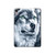 S0123 Loup blanc Etui Coque Housse pour iPad mini 6 7, iPad mini (2021,2024)