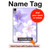 S2361 Fleurs blanches Violet Etui Coque Housse pour iPad mini 6 7, iPad mini (2021,2024)