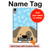 S2669 Mignon os chien pattes Dessin animé Etui Coque Housse pour iPad mini 6 7, iPad mini (2021,2024)
