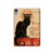 S2739 Chat Noir Noir Chat Millésime Etui Coque Housse pour iPad mini 6 7, iPad mini (2021,2024)
