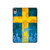 S2990 Suède Football Football Etui Coque Housse pour iPad mini 6 7, iPad mini (2021,2024)