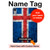S3000 Islande Football Football Etui Coque Housse pour iPad mini 6 7, iPad mini (2021,2024)
