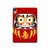 S3045 Japon Bonne chance Daruma Poupée Etui Coque Housse pour iPad mini 6 7, iPad mini (2021,2024)