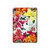 S3205 Fleurs Art Retro Etui Coque Housse pour iPad mini 6 7, iPad mini (2021,2024)