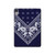 S3357 Marine Bleu Bandana Motif Etui Coque Housse pour iPad mini 6 7, iPad mini (2021,2024)
