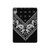 S3363 Motif Bandana Noir Etui Coque Housse pour iPad mini 6 7, iPad mini (2021,2024)