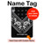 S3363 Motif Bandana Noir Etui Coque Housse pour iPad mini 6 7, iPad mini (2021,2024)