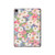 S3688 Motif d'art floral floral Etui Coque Housse pour iPad mini 6 7, iPad mini (2021,2024)