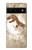 S2372 T-Rex Jurassic Fossile Etui Coque Housse pour Google Pixel 6