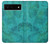 S3147 Aqua Marbre Pierre Etui Coque Housse pour Google Pixel 6