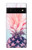 S3711 Ananas rose Etui Coque Housse pour Google Pixel 6