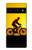 S2385 Vélo Vélo Coucher de soleil Etui Coque Housse pour Google Pixel 6 Pro