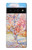 S2450 Van Gogh Fleur de Pêcher Etui Coque Housse pour Google Pixel 6 Pro