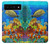 S2568 Mer Poissons marins Coraux Sous-marine Océan Etui Coque Housse pour Google Pixel 6 Pro