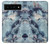S2689 Bleu Marbre Texture Imprimé graphique Etui Coque Housse pour Google Pixel 6 Pro