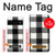 S2842 Noir et blanc Buffle motif de vérification Etui Coque Housse pour Google Pixel 6 Pro