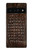 S2850 Imprimé alligator marron Peau graphique Etui Coque Housse pour Google Pixel 6 Pro