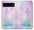 S2992 Princesse Pastel Silhouette Etui Coque Housse pour Google Pixel 6 Pro