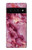 S3052 Rose Marbre Imprimé graphique Etui Coque Housse pour Google Pixel 6 Pro