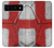 S3316 Angleterre Drapeau graphique Football Millésime Etui Coque Housse pour Google Pixel 6 Pro