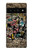 S3394 Graffiti mur Etui Coque Housse pour Google Pixel 6 Pro