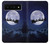 S3508 Noël Père Noël Lune Etui Coque Housse pour Google Pixel 6 Pro