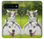 S3795 Peinture Husky Sibérien Ludique Chaton Grincheux Etui Coque Housse pour Google Pixel 6 Pro
