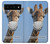 S3806 Drôle de girafe Etui Coque Housse pour Google Pixel 6 Pro