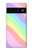 S3810 Vague d'été licorne pastel Etui Coque Housse pour Google Pixel 6 Pro