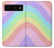 S3810 Vague d'été licorne pastel Etui Coque Housse pour Google Pixel 6 Pro