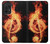 S0493 Note de musique Graver Etui Coque Housse pour Samsung Galaxy A52s 5G