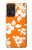 S2245 Hawai Hibiscus Motif orange Etui Coque Housse pour Samsung Galaxy A52s 5G